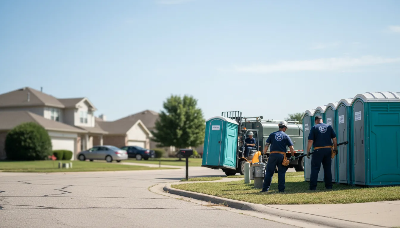 Porta Potty Rental in Mount Hope, KS near me